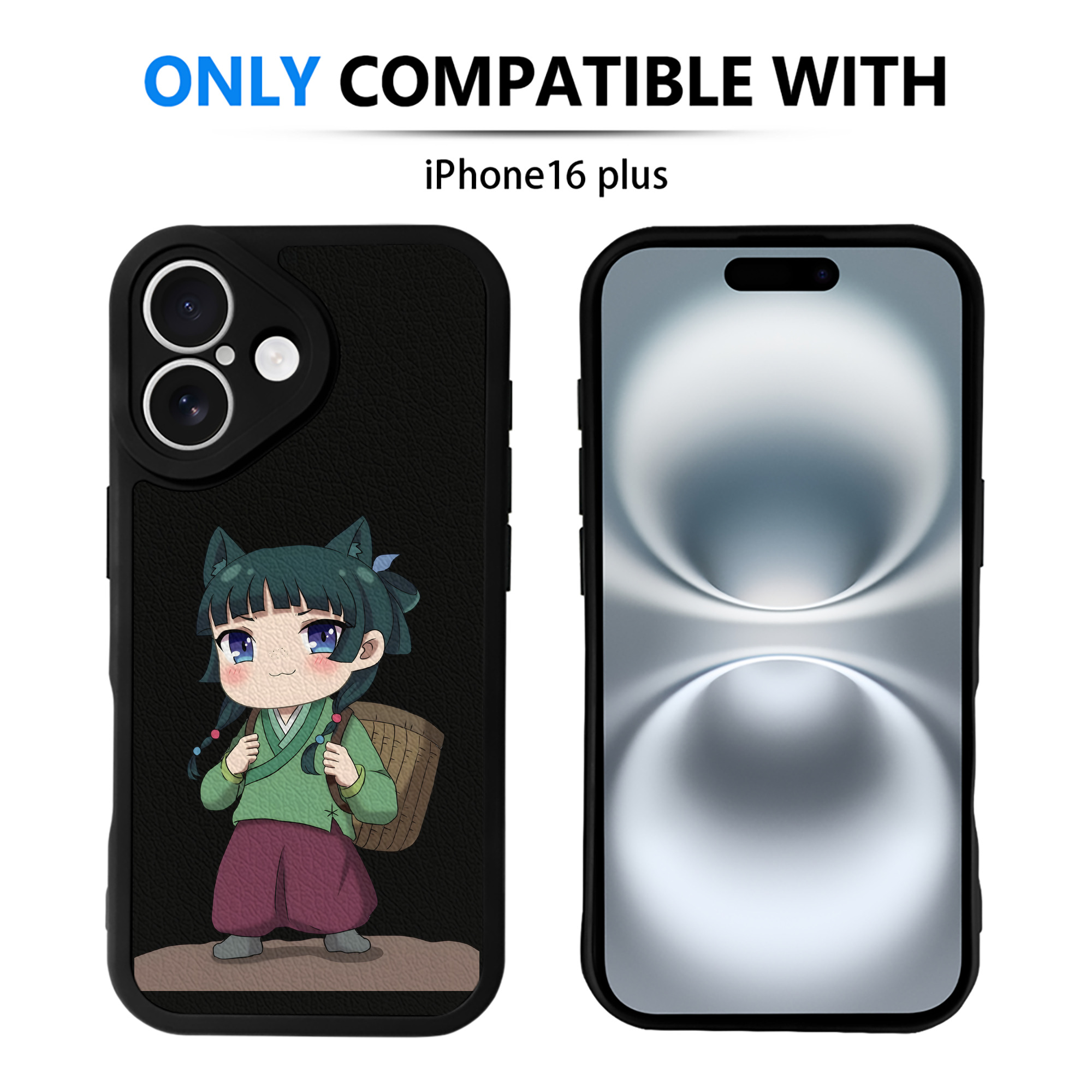 薬屋のひとりごと The Apothecary Diaries 【iPhone 16シリーズ対応】シリコンスマホケース（レザー調） 材質：シリコン